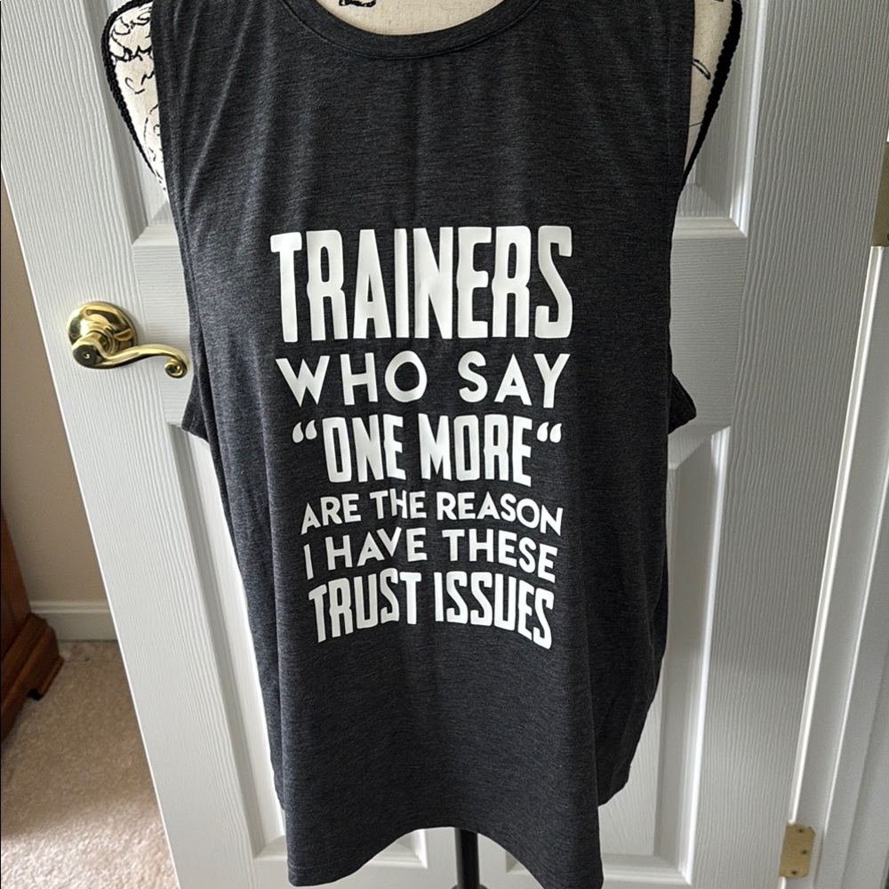 Women's Black Graphic Tank Top